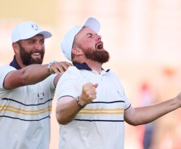 Jon Rahm ready for Shane Lowry duel after ‘chaos’ of Europe’s Ryder Cup victory