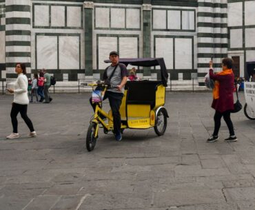 Florence rickshaw and golf cart drivers protest as city vows to enforc