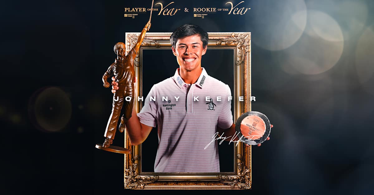 Johnny Keefer named 2025 Korn Ferry Tour Player of the Year, Rookie of the Year Johnny Keefer named 2025 Korn Ferry Tour Player of the Year, Rookie of the Year