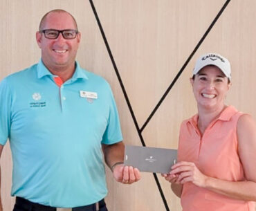 Lynn Casey claims top spot at Al Mouj Golf