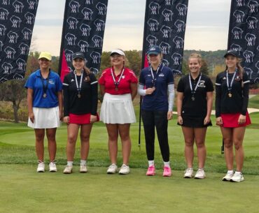 Belle Kongshaug wins third-straight division two golf state title