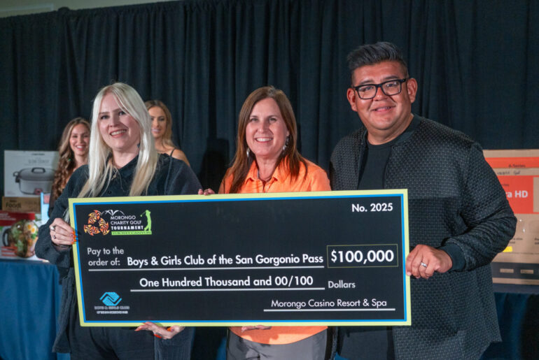 Morongo Charity Golf Tournament raises $150,00 for area groups — CDC Gaming Morongo Charity Golf Tournament raises $150,00 for area groups — CDC Gaming