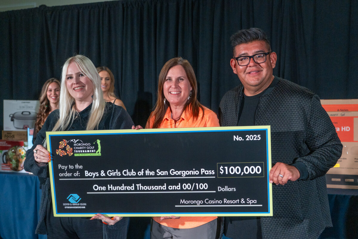 Morongo Charity Golf Tournament raises $150,00 for area groups — CDC Gaming Morongo Charity Golf Tournament raises $150,00 for area groups — CDC Gaming