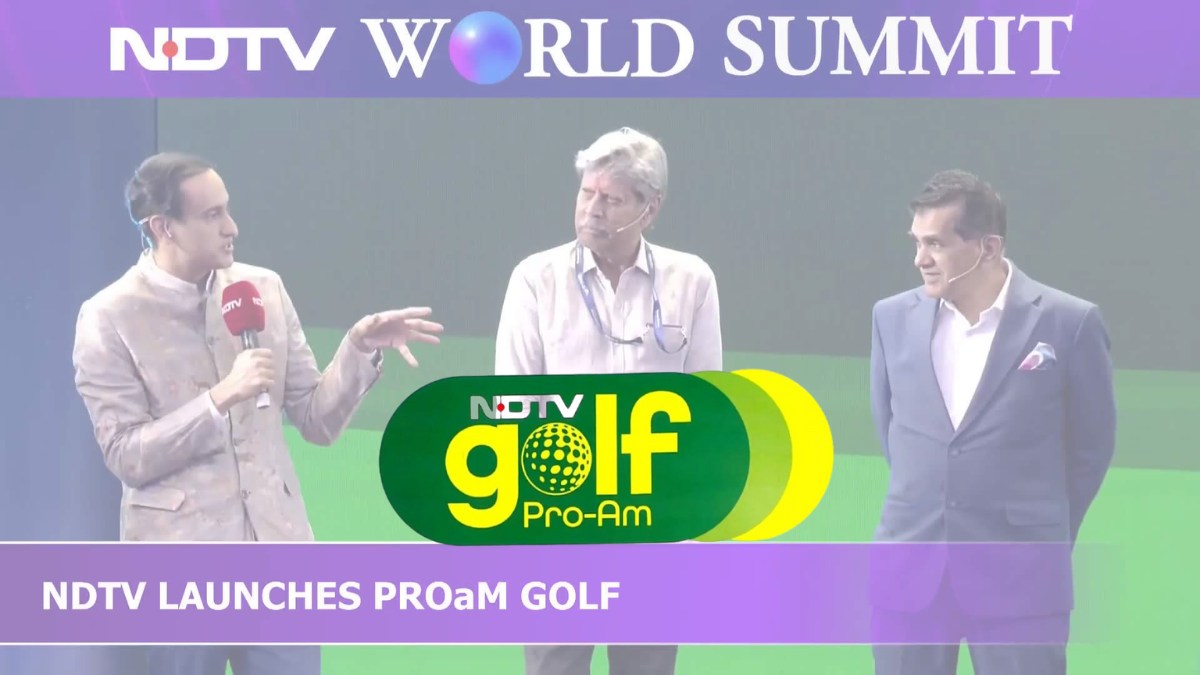 NDTV Golf ProAm tees off at World Summit 2025 in New Delhi NDTV Golf ProAm tees off at World Summit 2025 in New Delhi