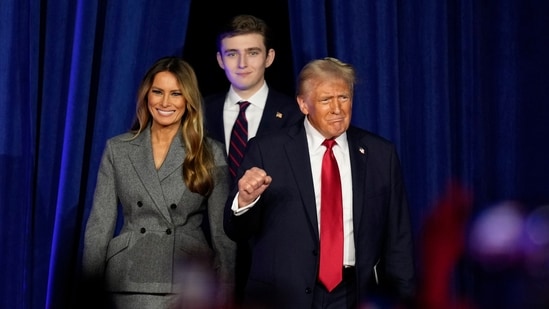 Barron Trump may be in the running for the top position at one of the world's largest social media companies. (AP Photo/Alex Brandon)(AP)