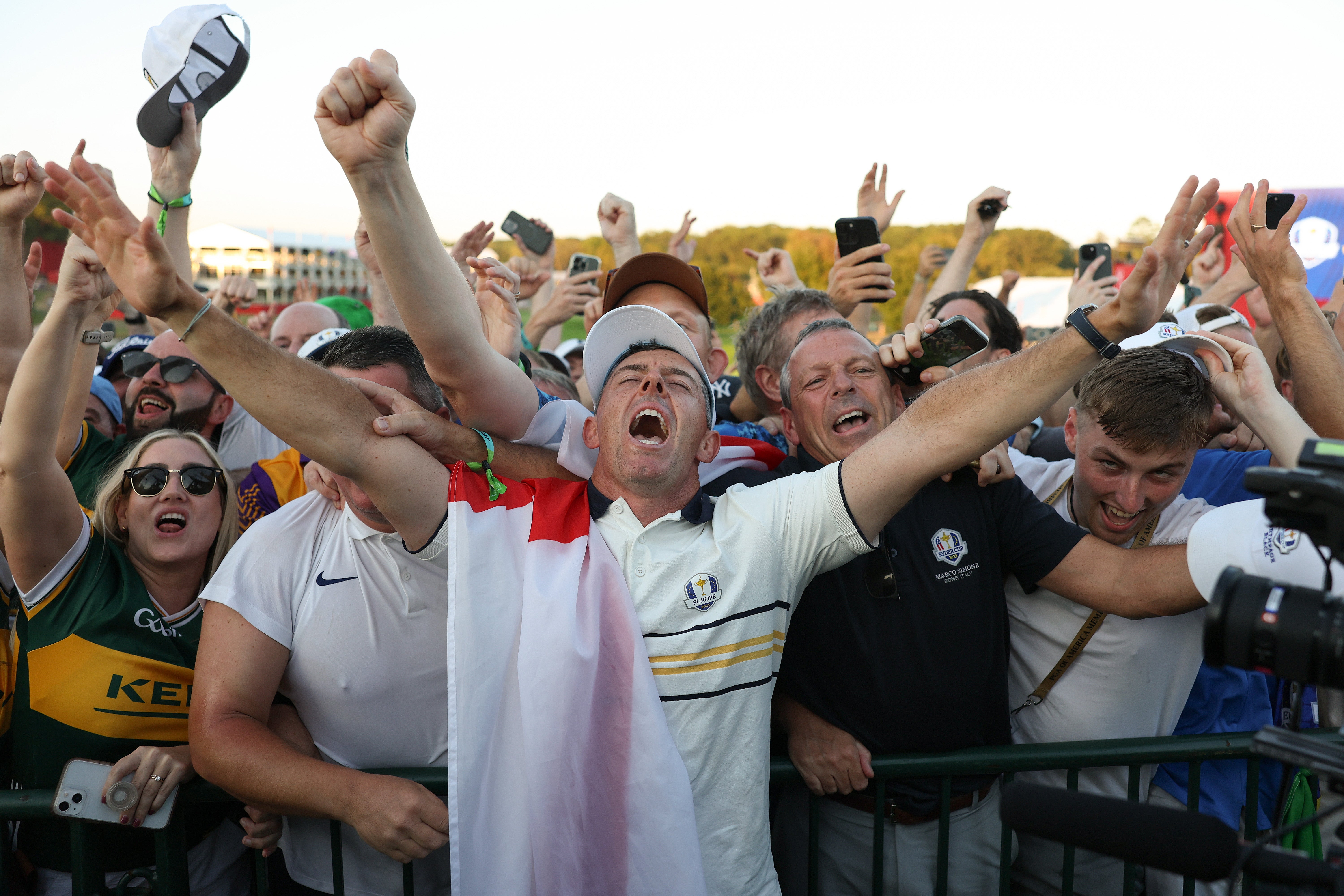 Team Europe never considered halting play on their way to victory, says Dodo Molinari