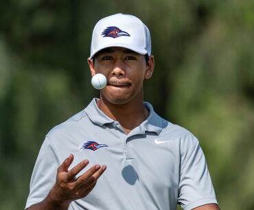 He’s from Nepal. He goes to college in Texas. He’s hoping to earn a Masters invite in Dubai