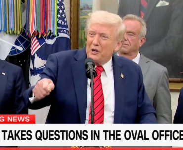 President Donald Trump, 79, Claims Pro Golfer Keegan Bradley ‘Saves Lives’ in Bizarre Tangent