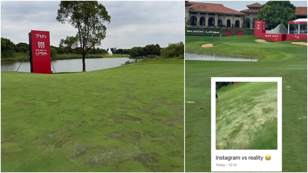 LPGA Shanghai: Greens Not Looking Great After 'Extreme Heat'