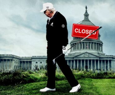 President Donald Trump Casually Golfs His Way Through Crippling Government Shutdown