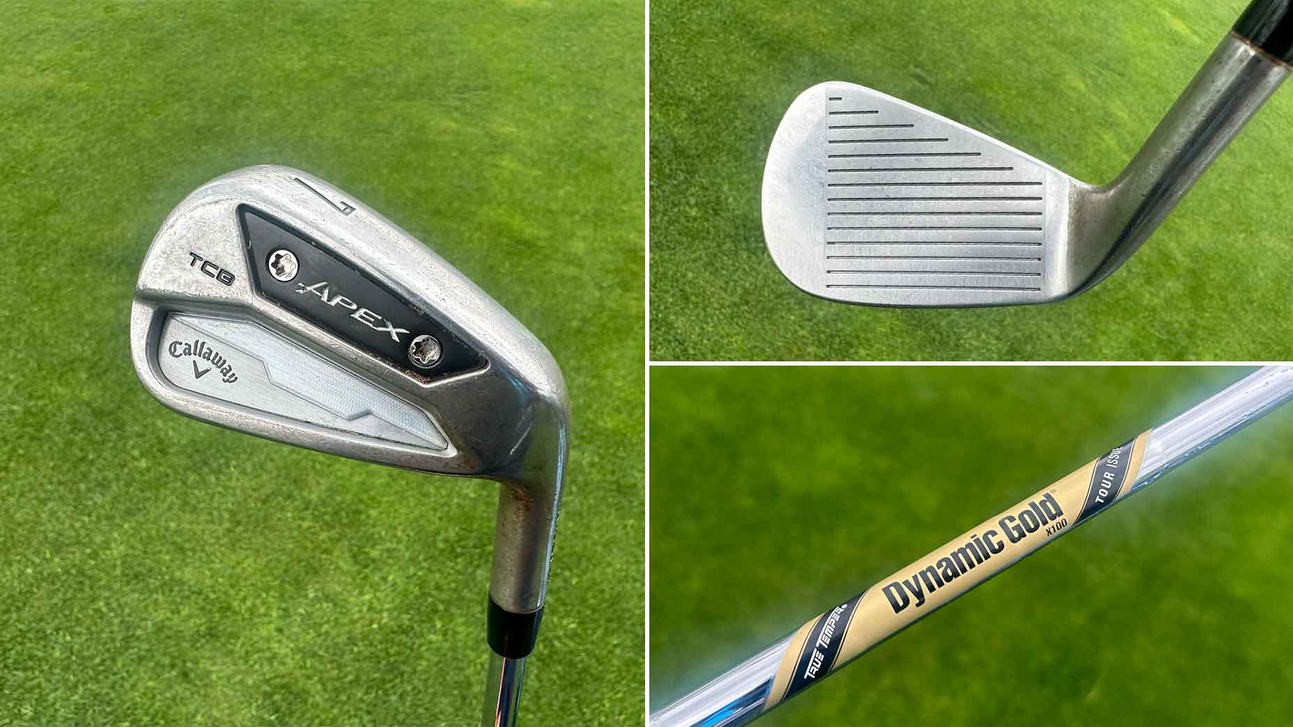 Xander Schauffele Apex TCB irons.