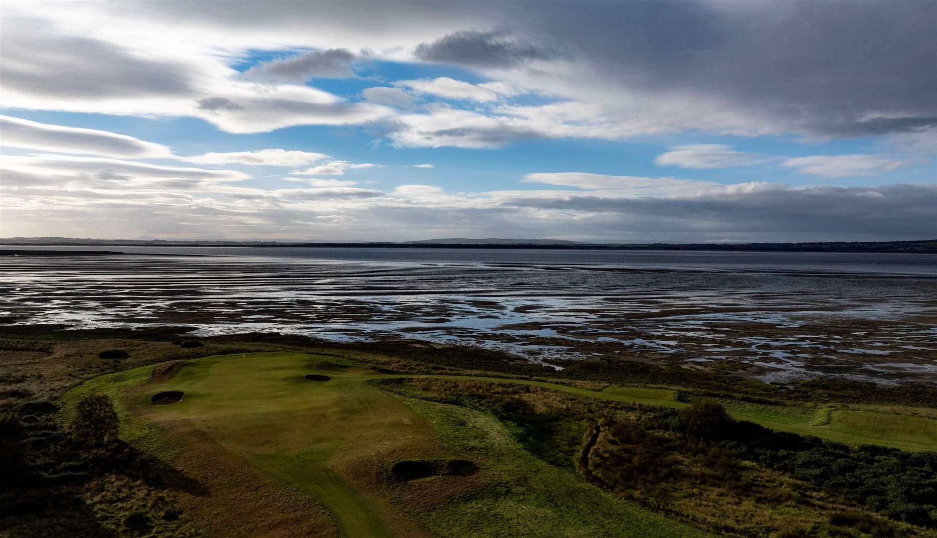An overhead view of the new Struie hole at Royal Dornoch. Pic: Matthew Harris