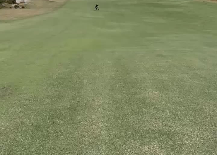 Run away trolley on hole 5 the New South Wales golf course