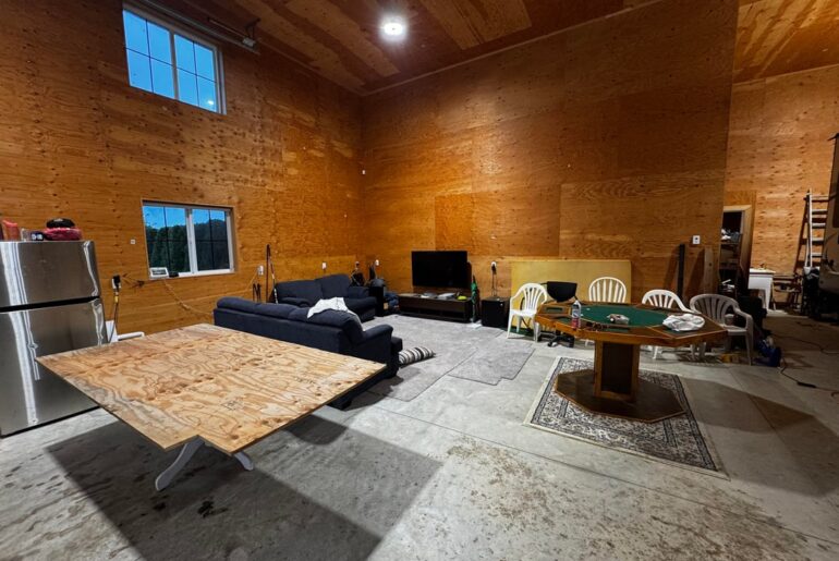 Started my golf sim room. Started my golf sim room.
