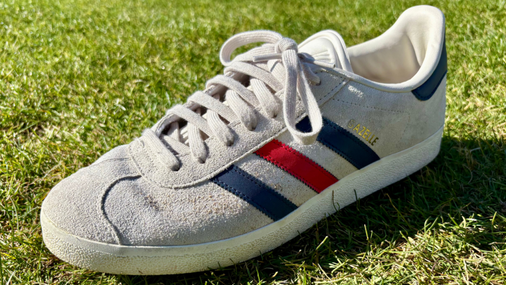 adidas gazelle golf lateral side view