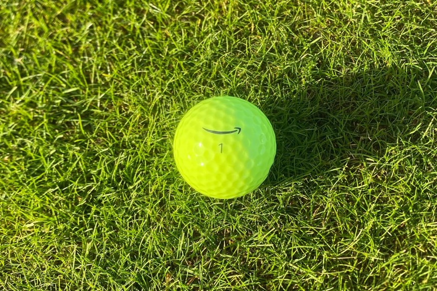 Amazon Basics Core Soft yellow golf ball