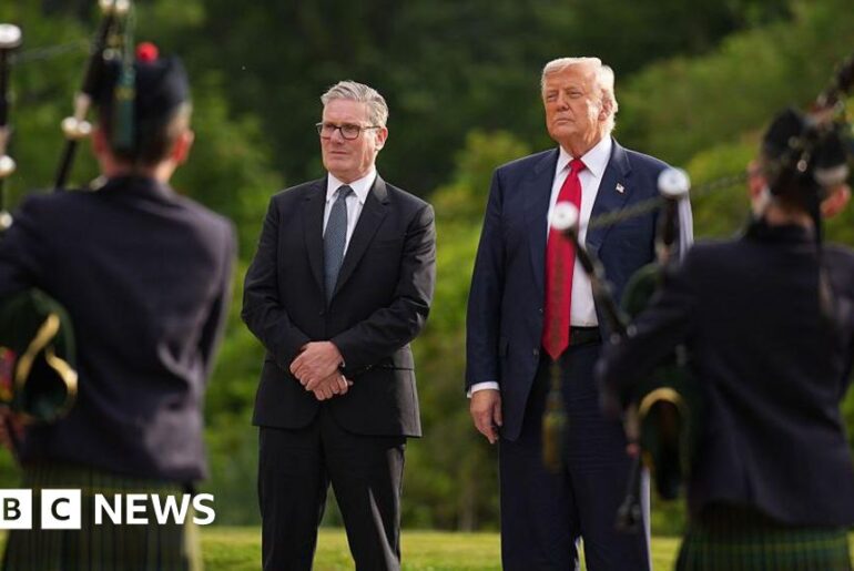 UK and Scottish governments dispute £25m cost of Trump and Vance visits UK and Scottish governments dispute £25m cost of Trump and Vance visits