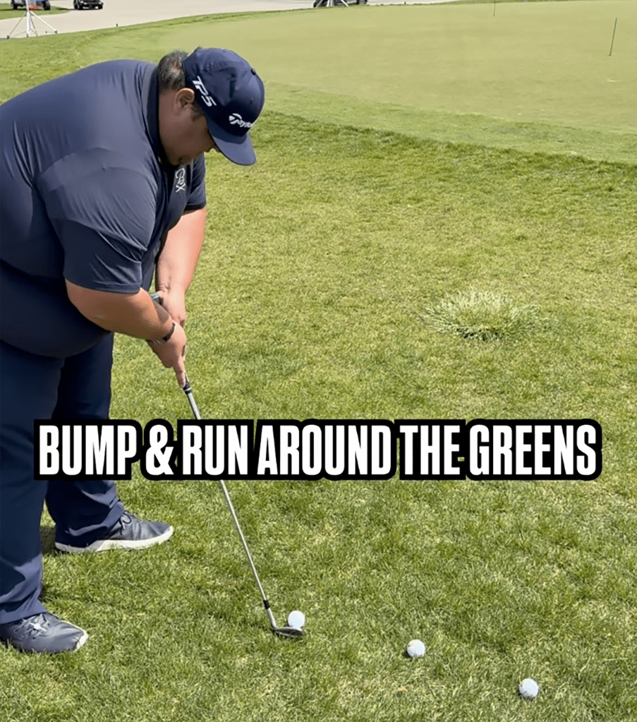 Beef in one of his golf swing tip videos.