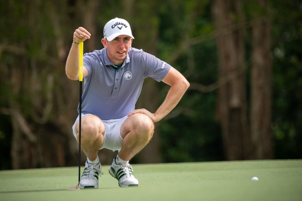 Tom McKibbin broke the composite course record at Hong Kong Golf Club on Thursday. Photo: Asian Tour Tom McKibbin broke the composite course record at Hong Kong Golf Club on Thursday. Photo: Asian Tour