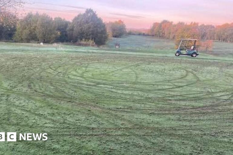 Bikers cause £2k worth of damage to Bulwell golf course Damaged grass caused by motorcycles