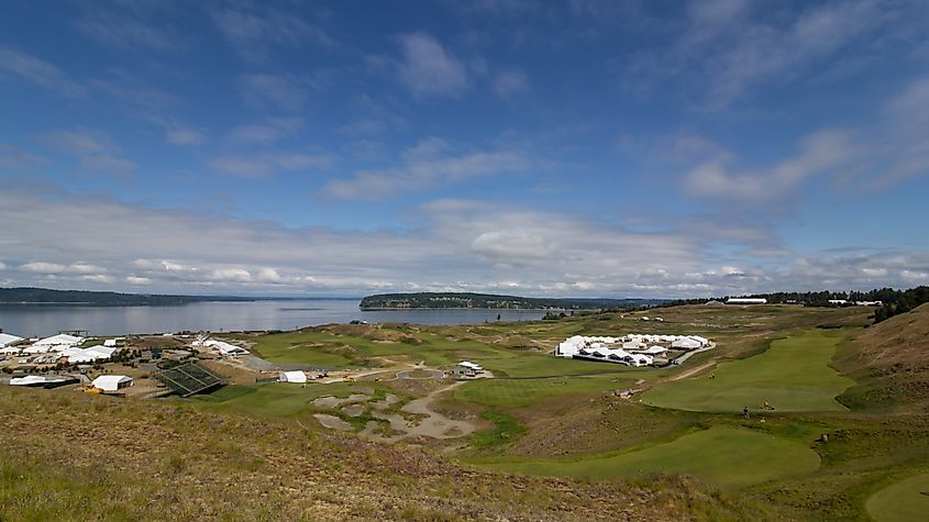 Chambers Bay Golf Course in Washington.