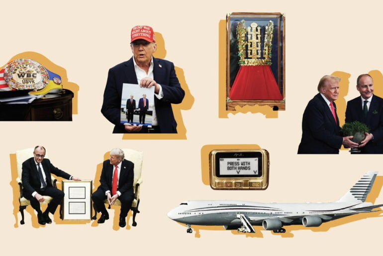 Gold crown, golf clubs and a jet: Tracking Trump’s gifts from foreign leaders this year Gold crown, golf clubs and a jet: Tracking Trump’s gifts from foreign leaders this year