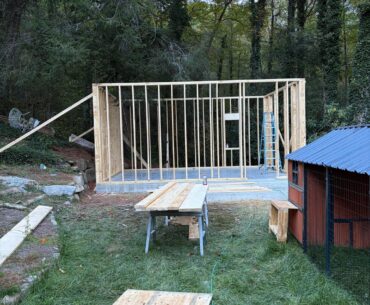 Carls shed coming along!