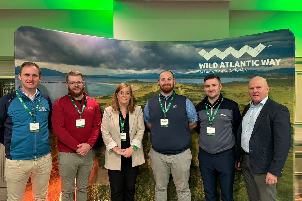 Keith O’Neill, Enniscrone Golf Club; Gary Rigney, Glasson Lakehouse; Marie Richardson, Choice Hotel Goup; Dean Montgomery, Galway Bay Golf; Daniel O’Connor, Glasson Lakehouse and Martin Donnelly, Fáilte Ireland