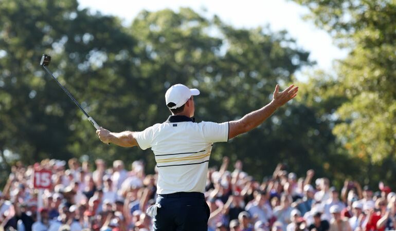 Ryder Cup: Rory McIlroy and Team Europe get the last laugh after a weekend of abuse from Bethpage Black’s fans