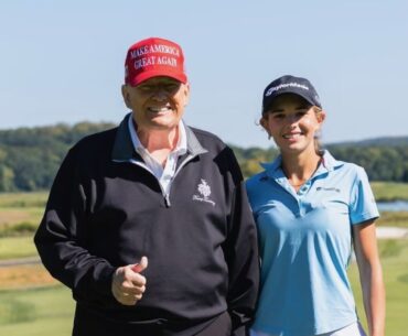 Kai Trump recently shared a video with her grandfather, President Donald Trump.