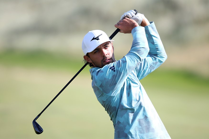 Marco Penge uses a Mizuno Pro Fli-Hi Driving Iron