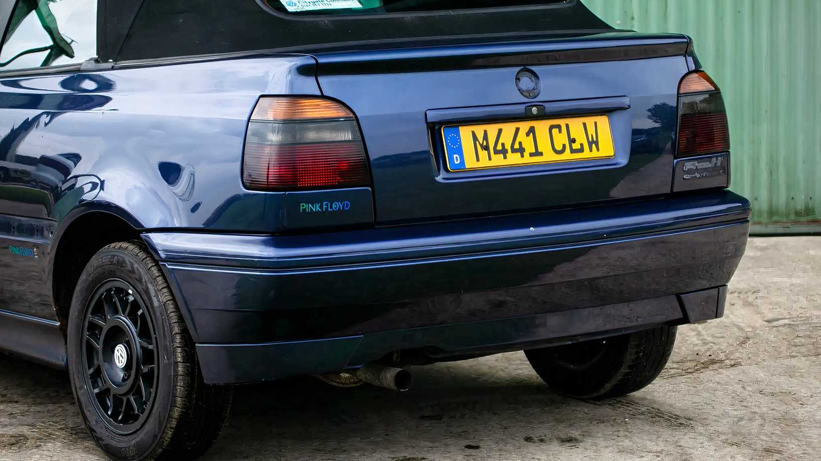 Pink Floyd Drummer Nick Mason's VW Golf MKII "Pink Floyd Edition" back end
