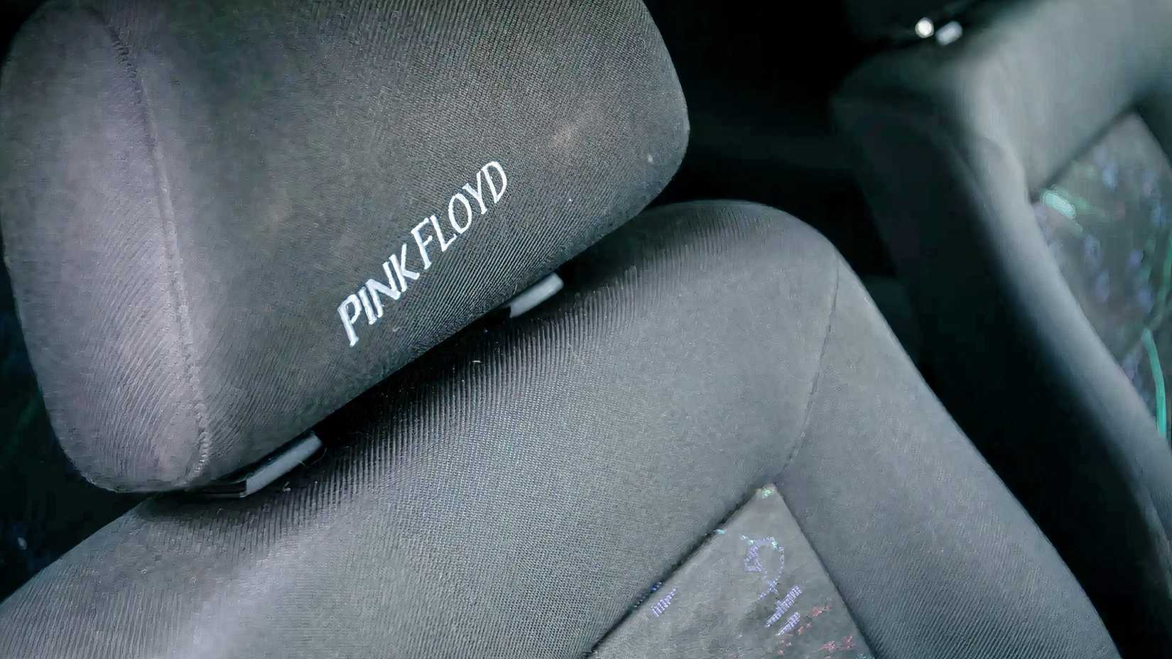 Pink Floyd Drummer Nick Mason's VW Golf MKII "Pink Floyd Edition" seats