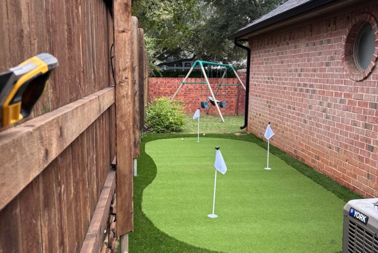 Update* DIY side yard putting green grass Update* DIY side yard putting green grass