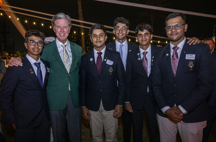 The Augusta National Golf Club and the International Golf Organization R&A, which host the Maste.. Augusta National Golf Club President Fred Ridley speaks during a press conference at the 16th Asia Pacific Amateur Championship (AAC) on Sunday. AAC