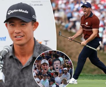 Collin Morikawa hits back at claims he egged on vile Ryder Cup fans