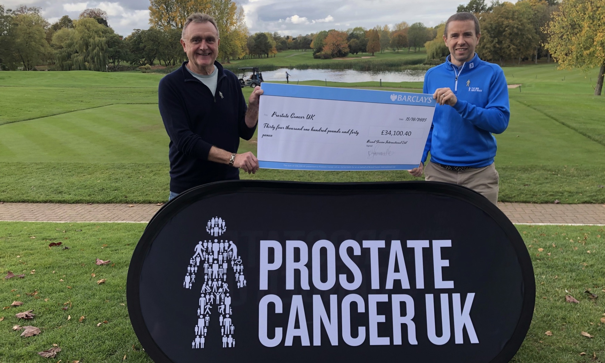 Golf Business News – Brand Fusion raises £34,000 for Prostate Cancer UK Golf Business News