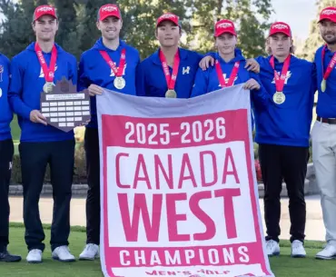 UBCO Heat mens golf earns second straight Canada West title: Women claim second : AM 1150