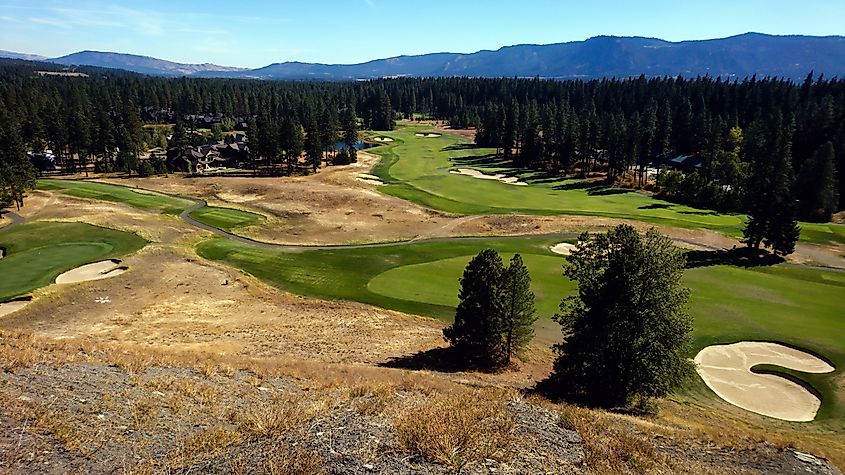 Golf Course at Suncadia Resort in Washington.