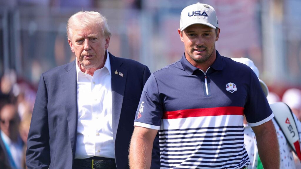 President Trump’s Ryder Cup visit provides jolt to patriotism-heavy event