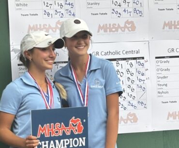 GR Christian sisters finish first, second at MHSAA Girls Golf State Championship
