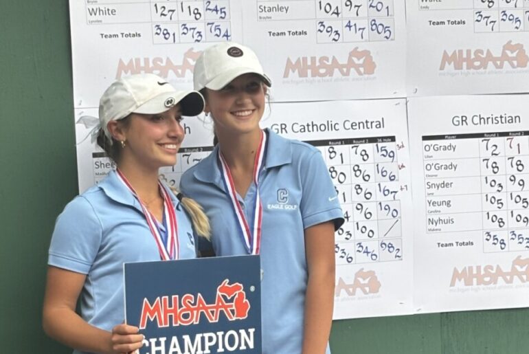 GR Christian sisters finish first, second at MHSAA Girls Golf State Championship GR Christian sisters finish first, second at MHSAA Girls Golf State Championship