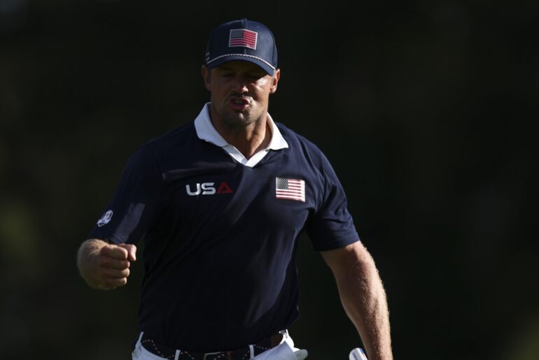 Watch: Bryson DeChambeau inches away from albatross Saturday in Ryder Cup fourballs Watch: Bryson DeChambeau inches away from albatross Saturday in Ryder Cup fourballs