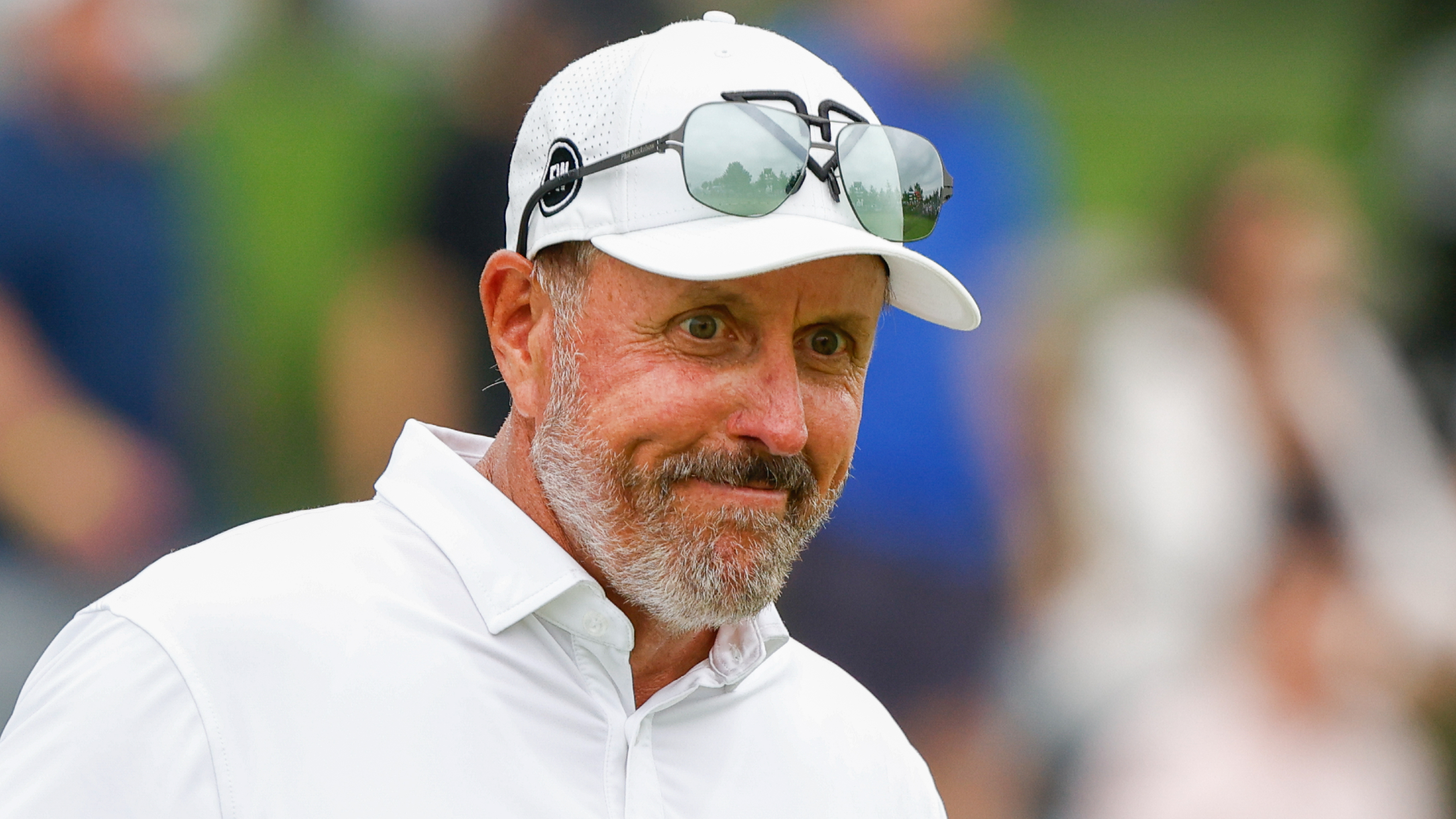 Phil Mickelson at the LIV Golf Team Championship