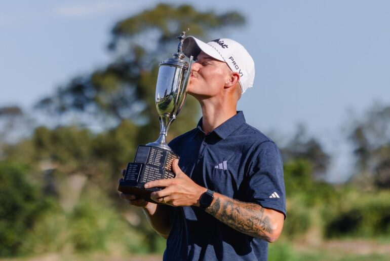 Queensland PGA: Cameron John’s memorable shot to claim tournament