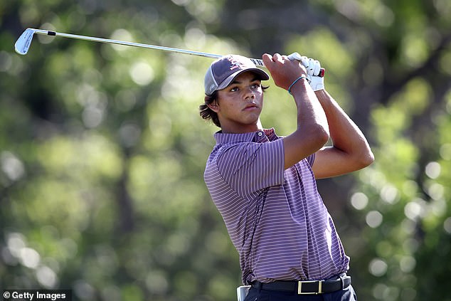 Charlie Woods, 16, was named as a first-team All-American by the AJGA this week