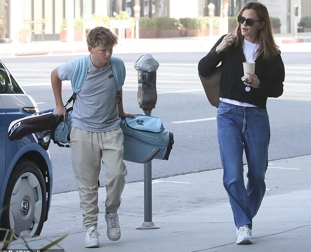 Jennifer Garner was spotted out and about in Los Angeles with her son Samuel over the weekend