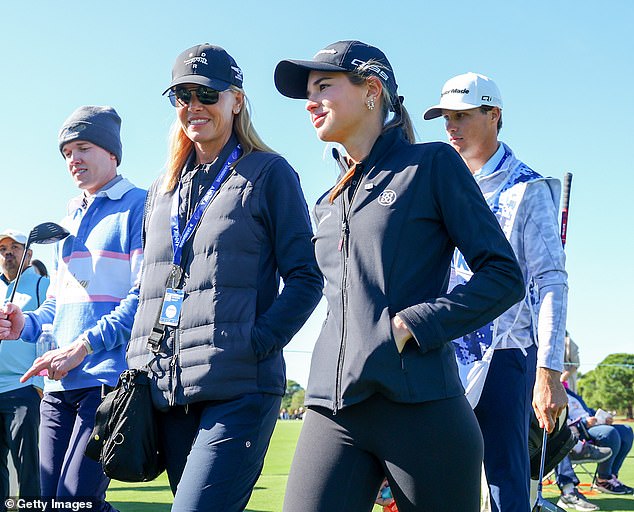 Kai Trump began her pro golf career in a practice round at The ANNIKA on Wednesday