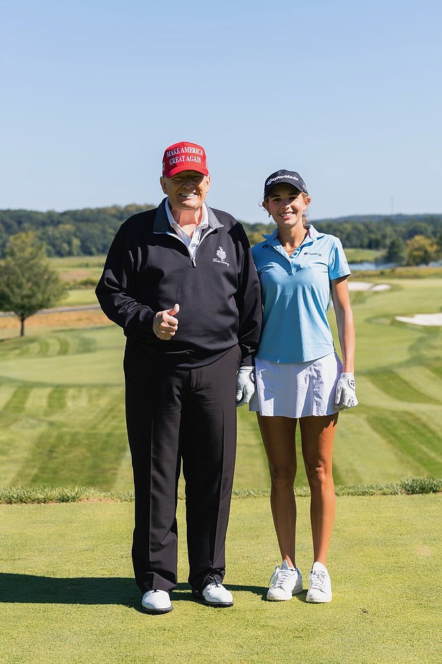Her grandfather, Donald Trump had told her to go out and have fun before the event