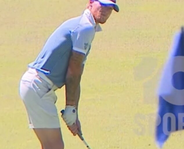 England captain Ben Stokes (pictured) was one of the England squad members to play golf at the prestigious Araluen Estate course just before the first Ashes Test